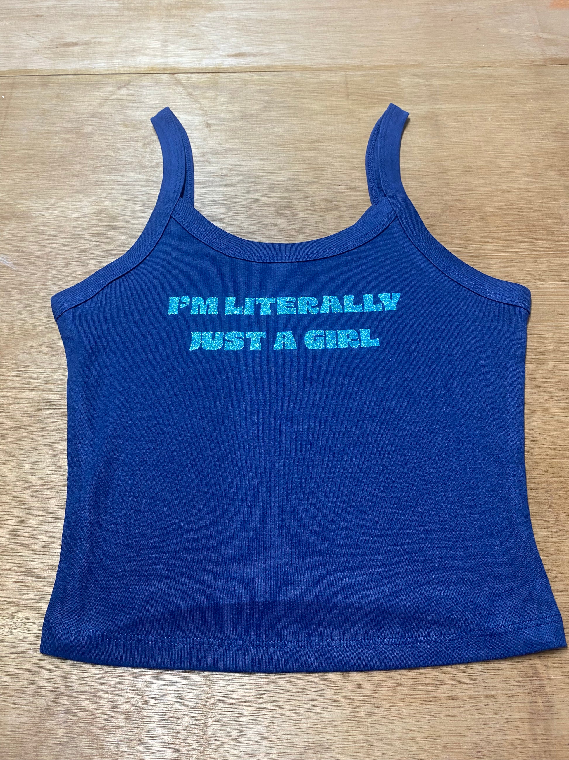 Ladies Glitter Tank Top