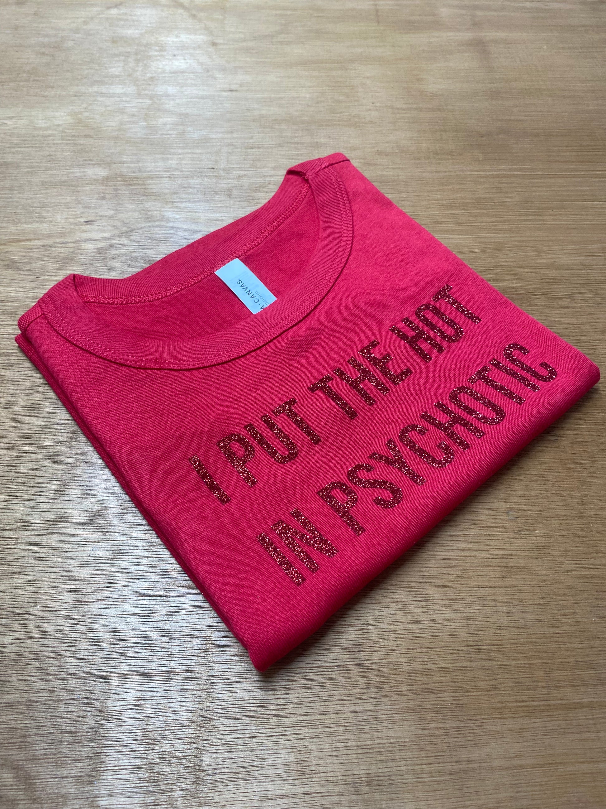 Ladies Glitter Crop Top