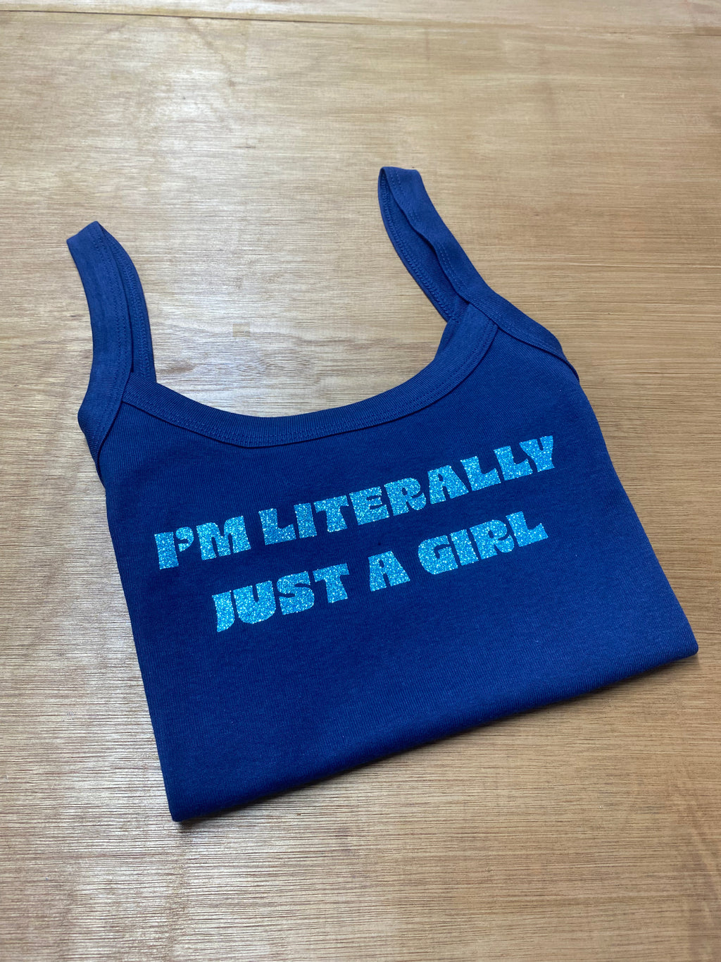 Ladies Glitter Tank Top